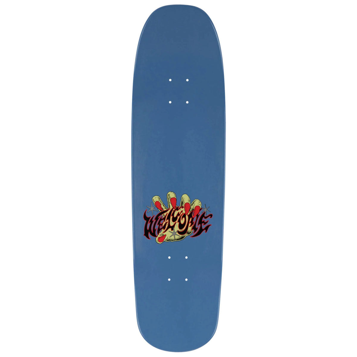 Welcome Wilted Jake Yanko On A Panther Skateboard Deck - Black/Blue Dip - 9.00
