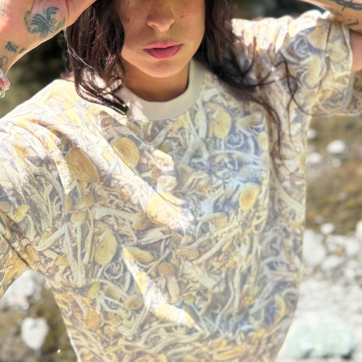 Porous Walker Mushroom Camo T-Shirt - Camo image 3