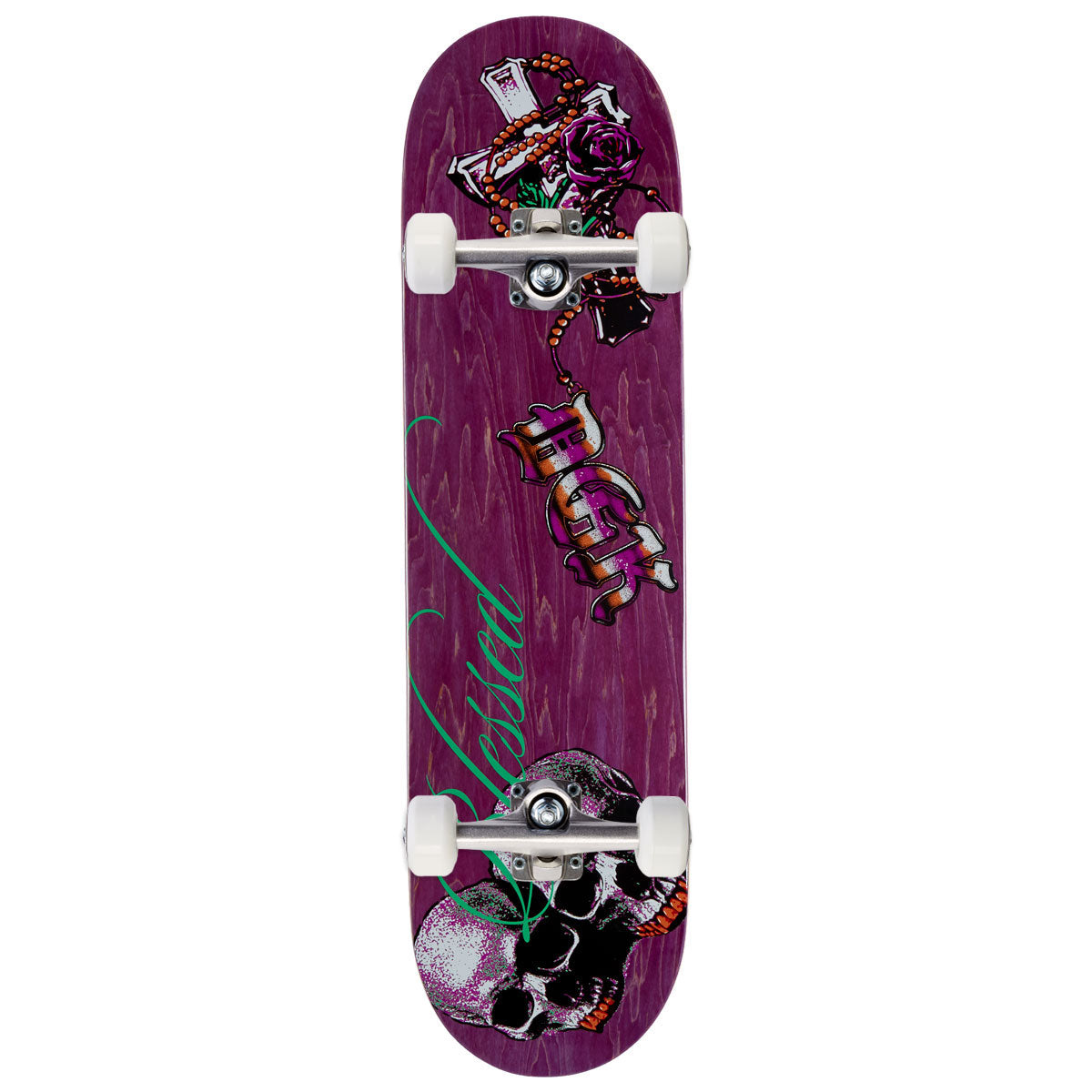 DGK Crypt Skateboard Complete - Purple - 8.10