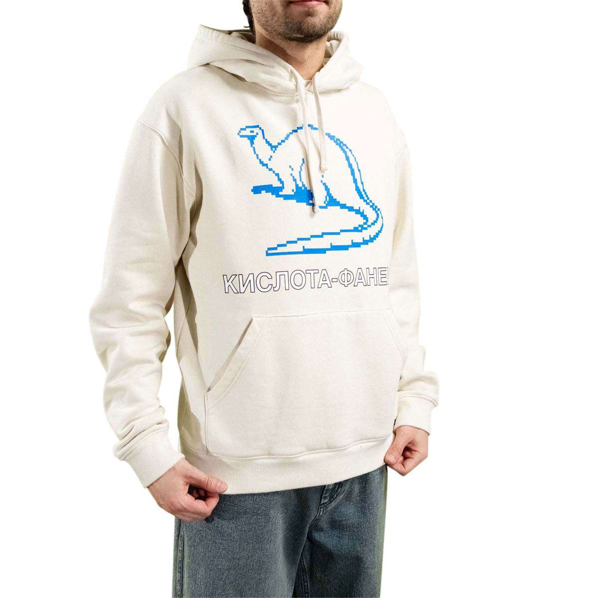 Quasi Dinosaur Hoodie - Off-White image 3