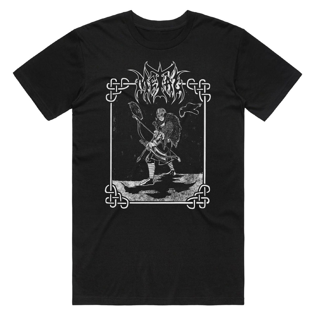 Metal Valkyrie Raven T-Shirt - Coal image 1