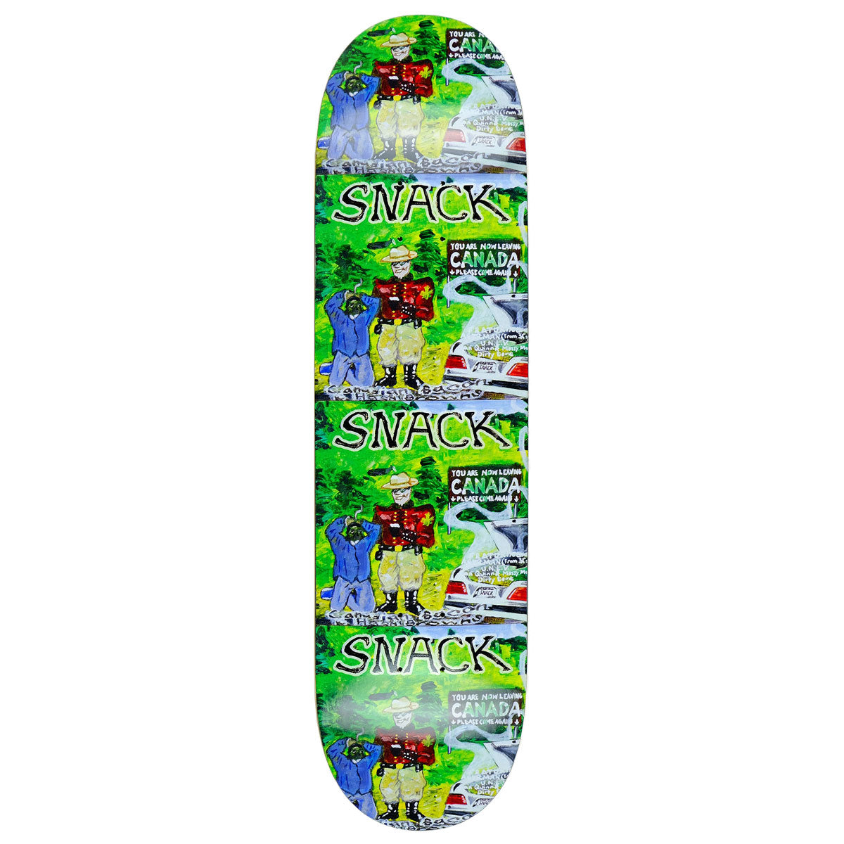 Snack May Canadian Bacon Skateboard Deck - 8.25