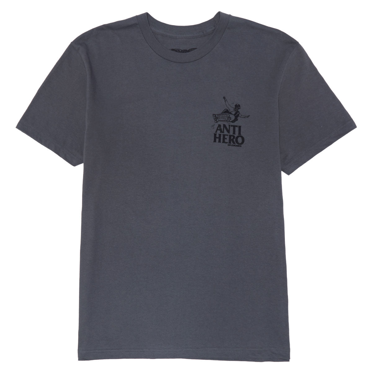 Anti-Hero Phelps Lance Dbl T-Shirt - Asphalt/Black image 1