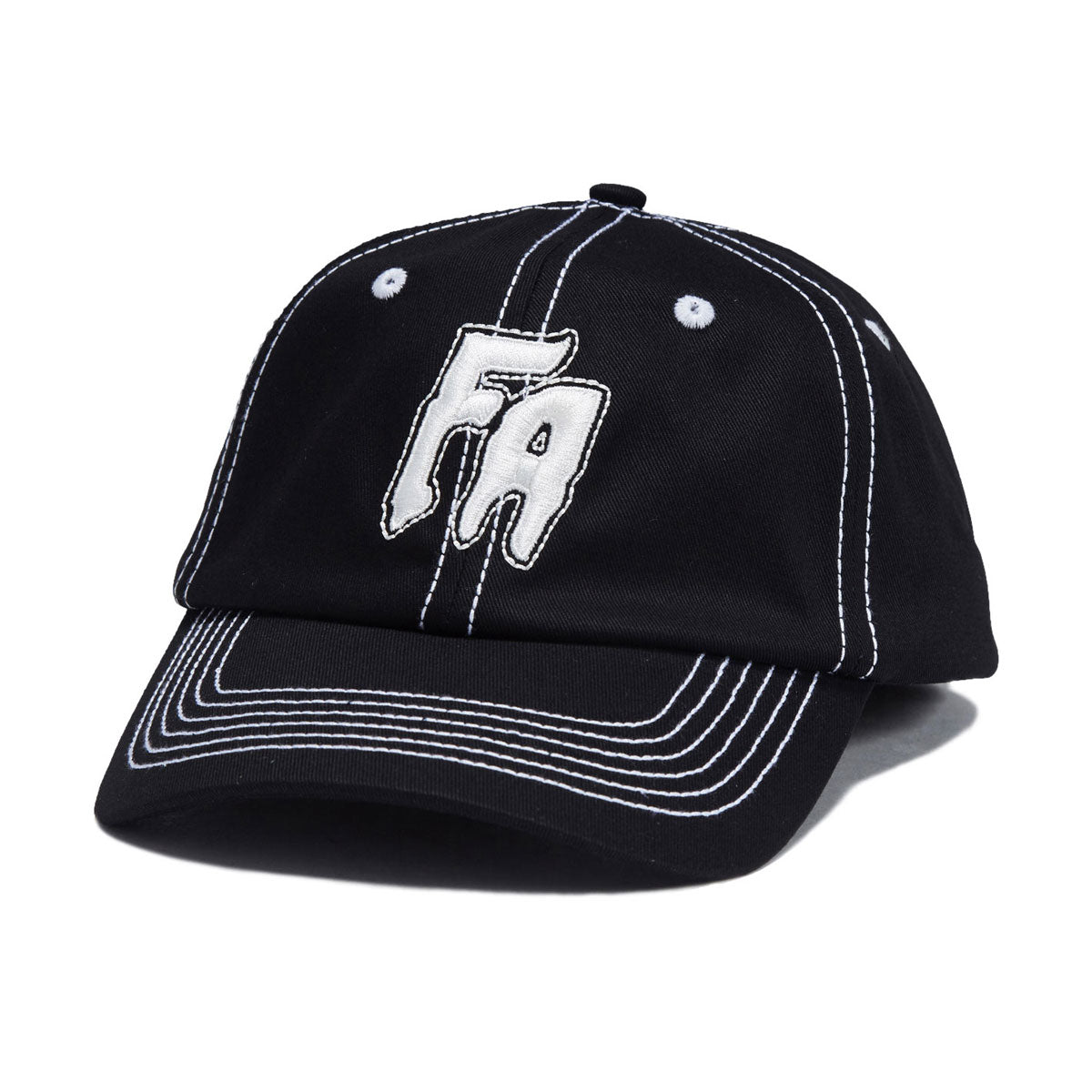 Fucking Awesome Seduction Contrast Stitch 6 Panel Hat - Black image 1