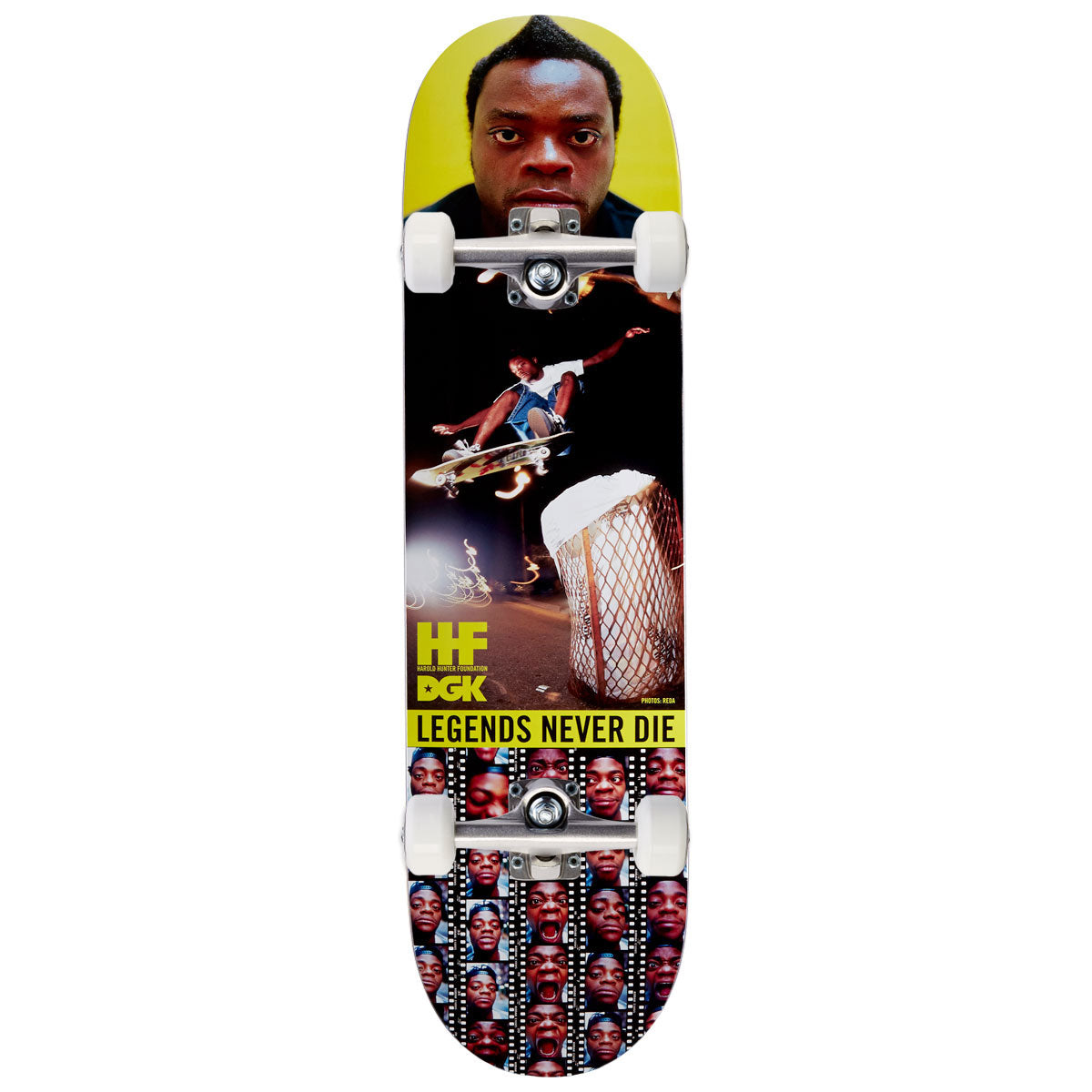 DGK Street Soldier Harold Hunter HHF2 Reda Skateboard Complete - 8.25