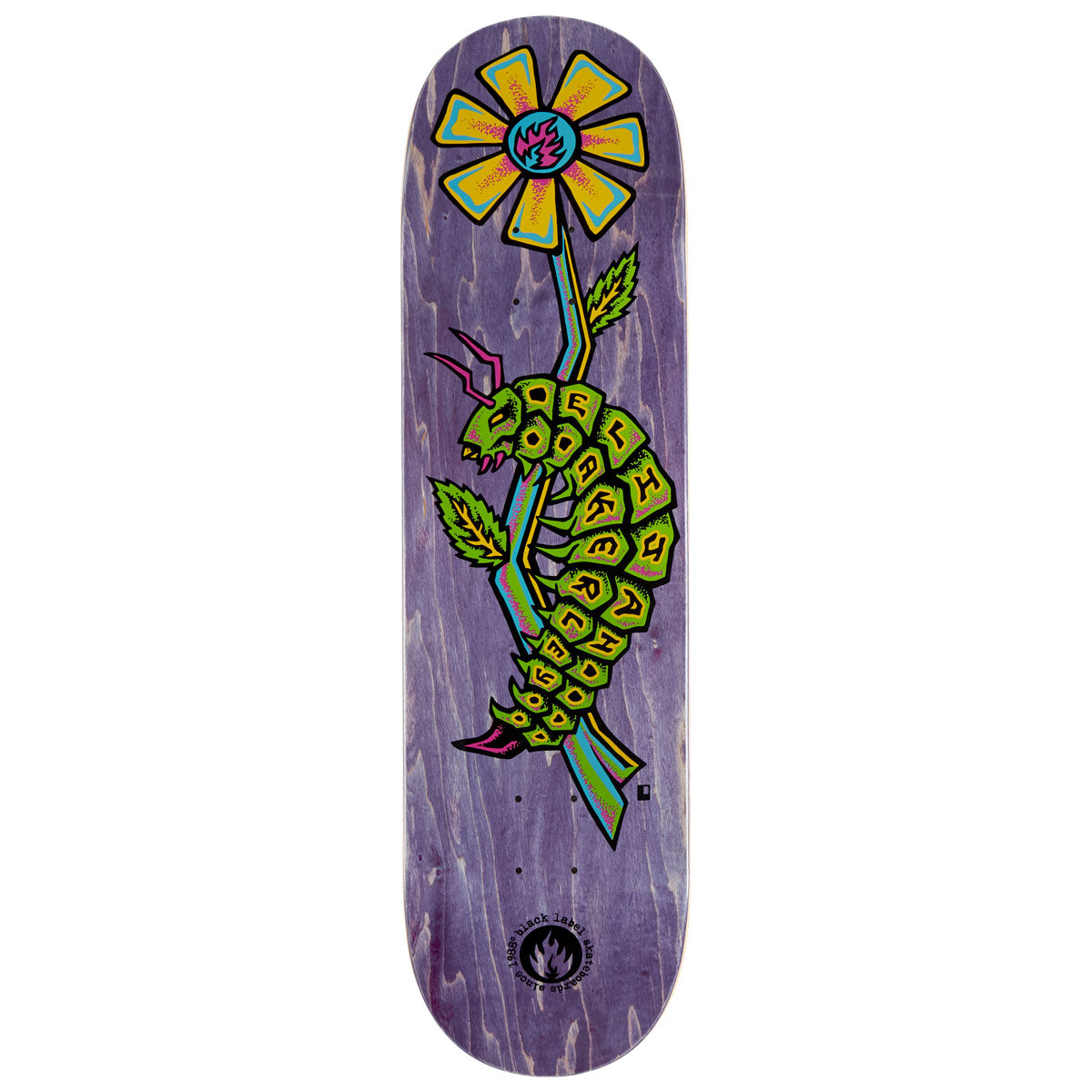Black Label Elijah Akerley Caterpillar Skateboard Deck - 8.50