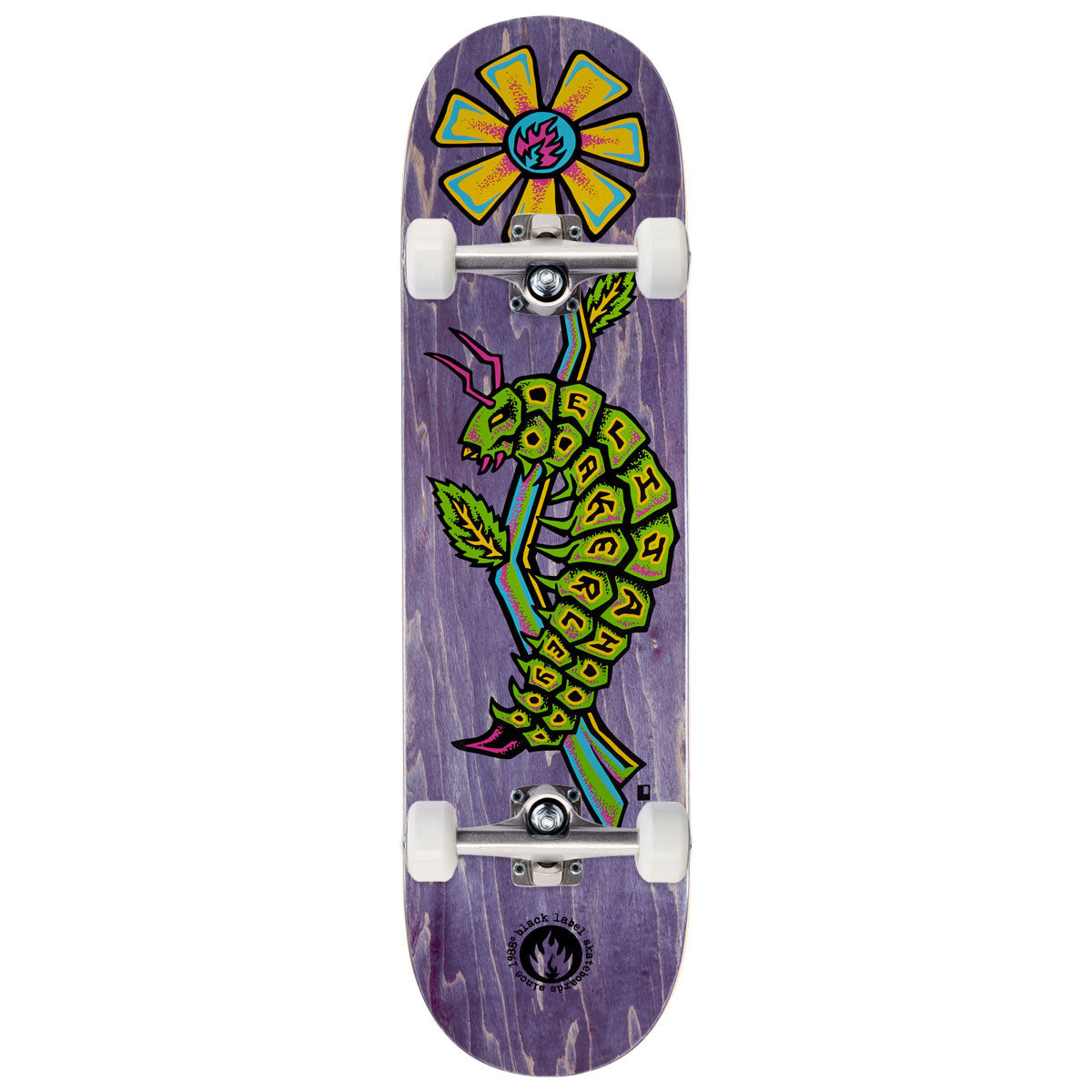 Black Label Elijah Akerley Caterpillar Skateboard Complete - 8.50