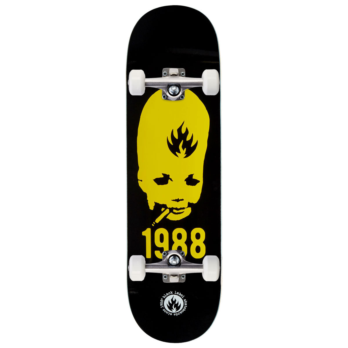 Black Label Thumbhead Skateboard Complete - Yellow - 9.00