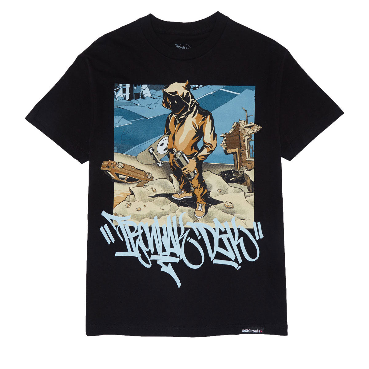 DGK x Ironlak Laquer T-Shirt - Black image 1