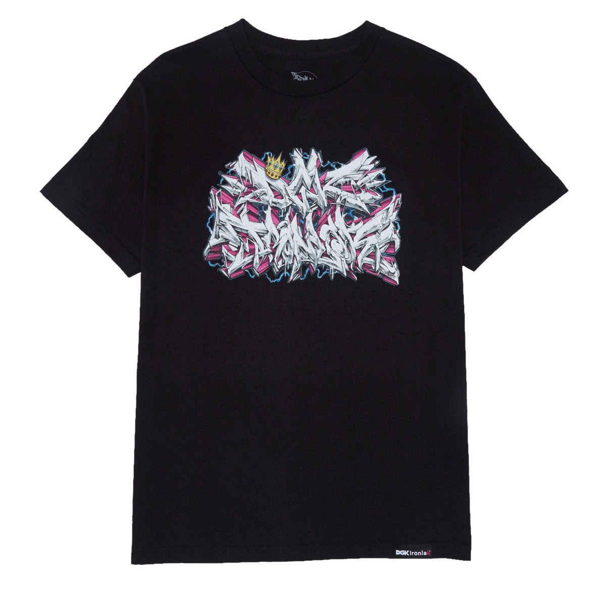 DGK x Ironlak Volts T-Shirt - Black image 1