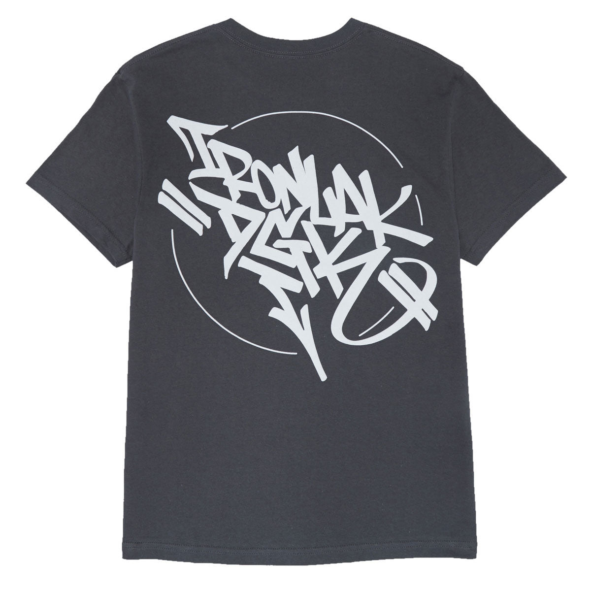 DGK x Ironlak Hands Off Puff Ink T-Shirt - Charcoal image 2