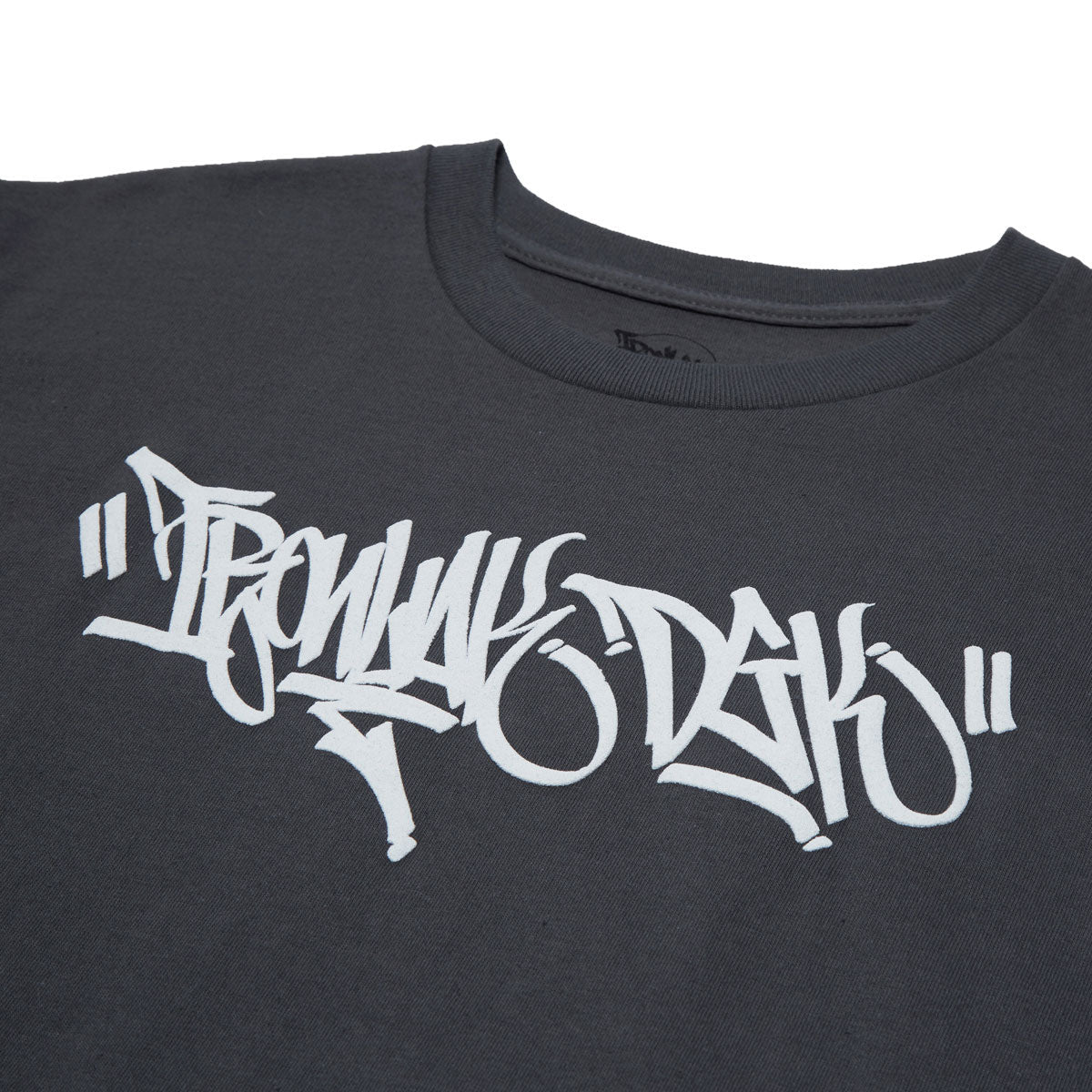 DGK x Ironlak Hands Off Puff Ink T-Shirt - Charcoal image 3