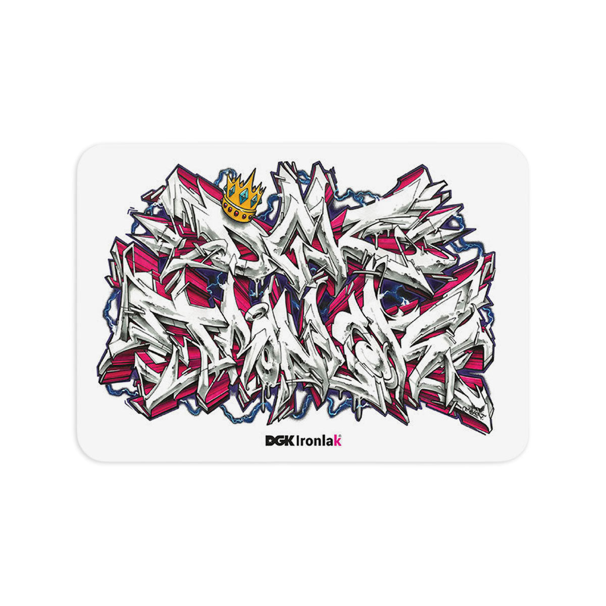 DGK x Ironlak Volts Sticker - Multi image 1