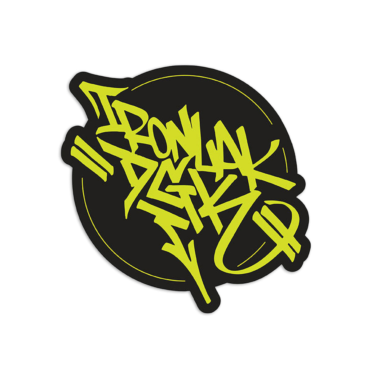 DGK x Ironlak Hands Off Sticker - Black image 1