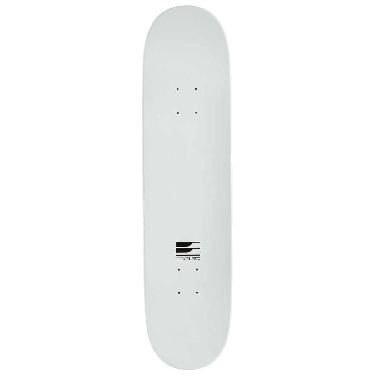 EDGLRD Tech Script Team Skateboard Deck - White/Black - 8.00