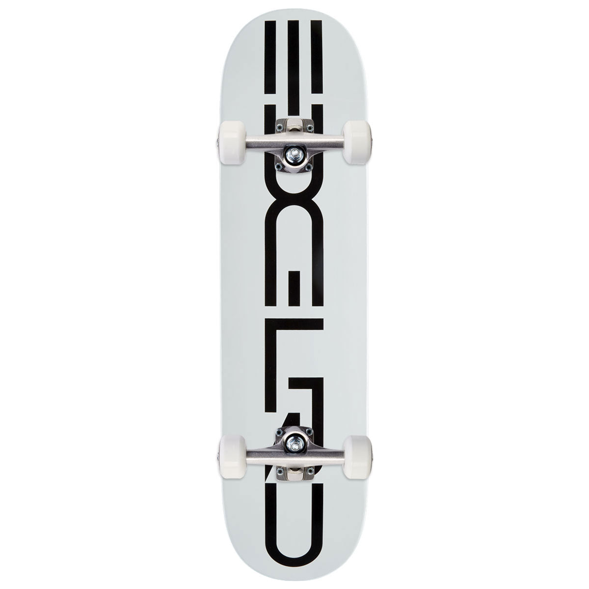 EDGLRD Tech Script Team Skateboard Complete - White/Black - 8.00