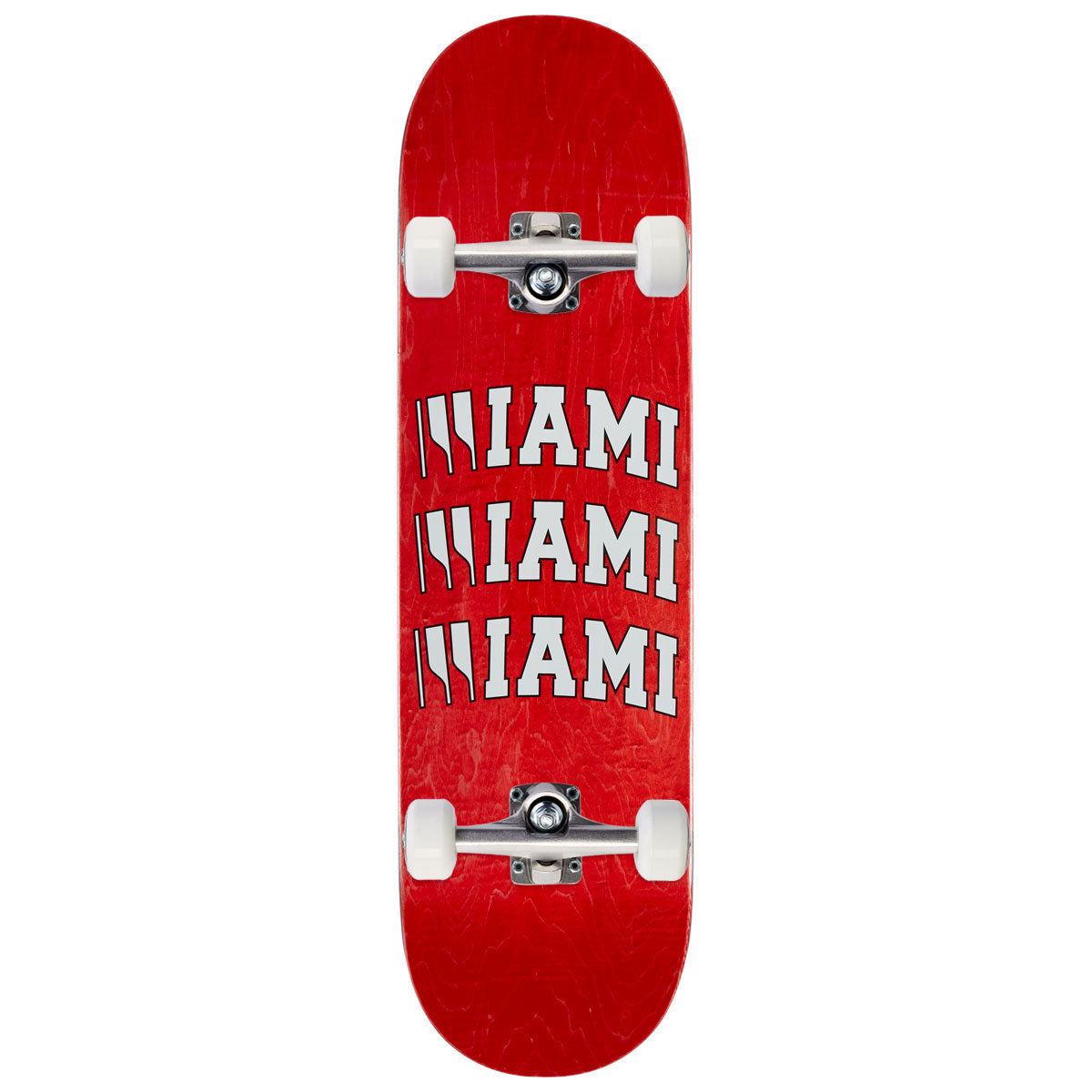 EDGLRD Miami Skateboard Complete - Red - 8.75