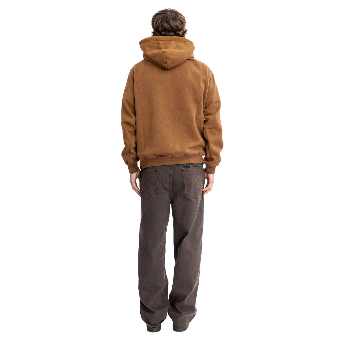 Hoddle OG Logo Hoodie - Brown image 4