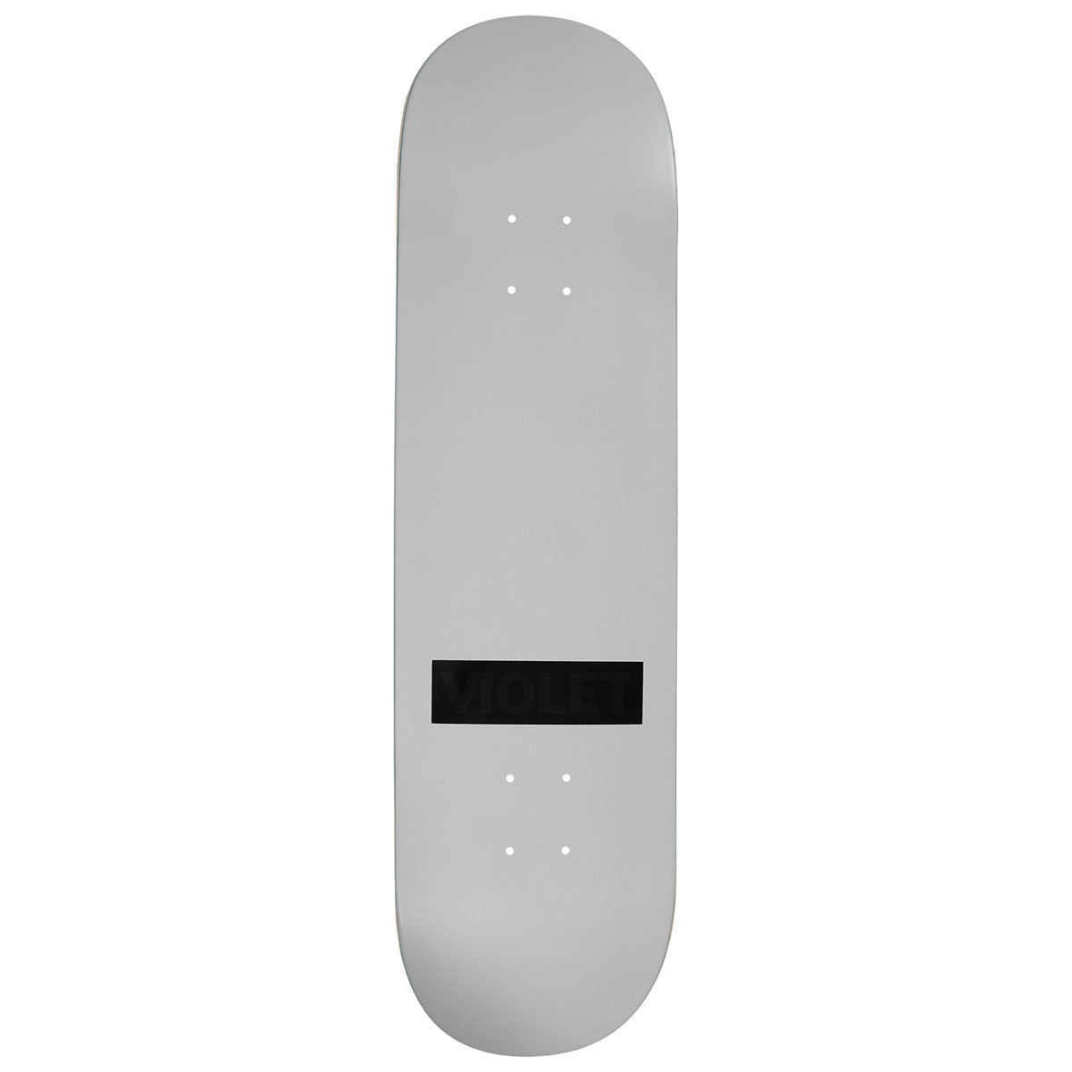 Violet Bogo Skateboard Deck - Gray - 8.38
