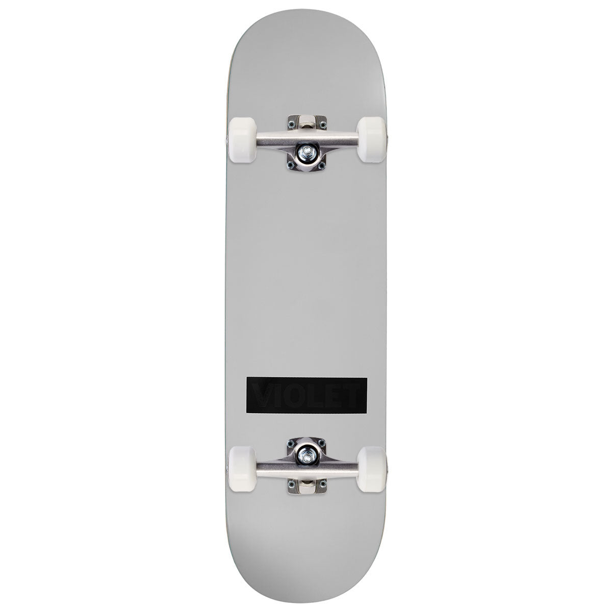 Violet Bogo Skateboard Complete - Gray - 8.38
