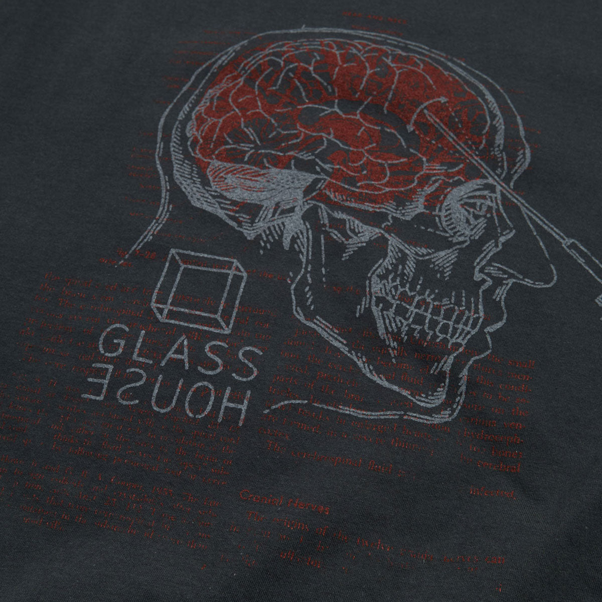 Glass House Lobotomy Premium T-Shirt - Faded Black image 3