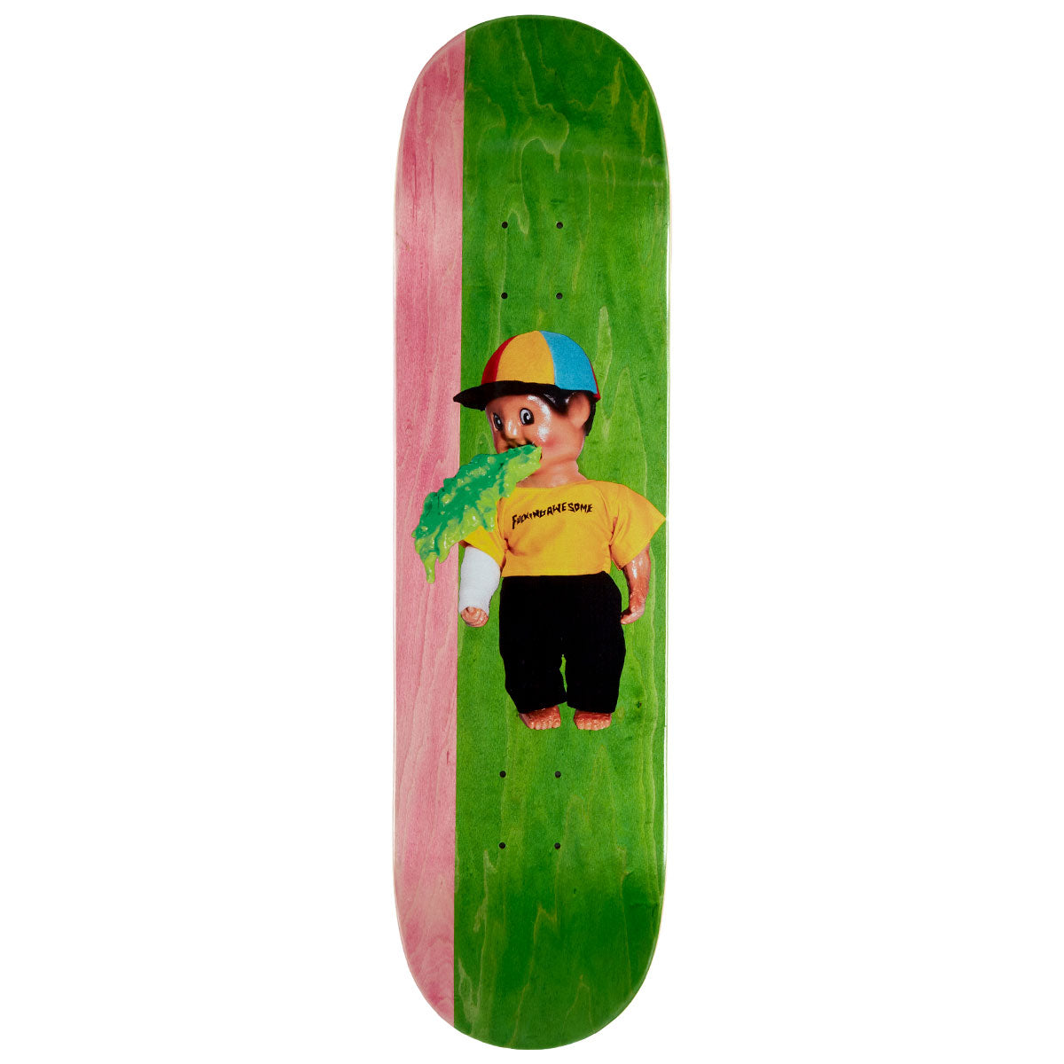 Fucking Awesome Wanto Throw Up Man Skateboard Deck - 8.25