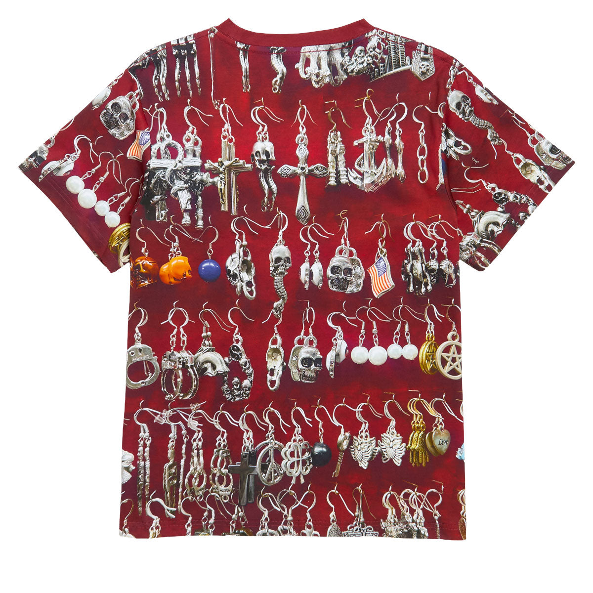 Violet Earings T-Shirt - Red image 2