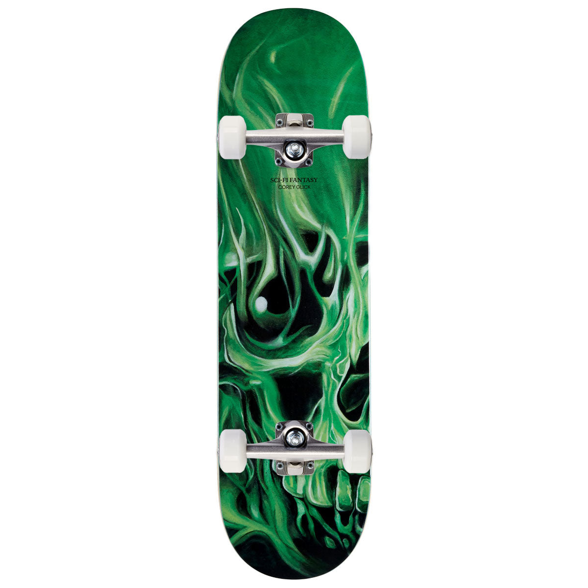 Sci-Fi Fantasy Corey Glick Skulls Skateboard Complete - 8.25