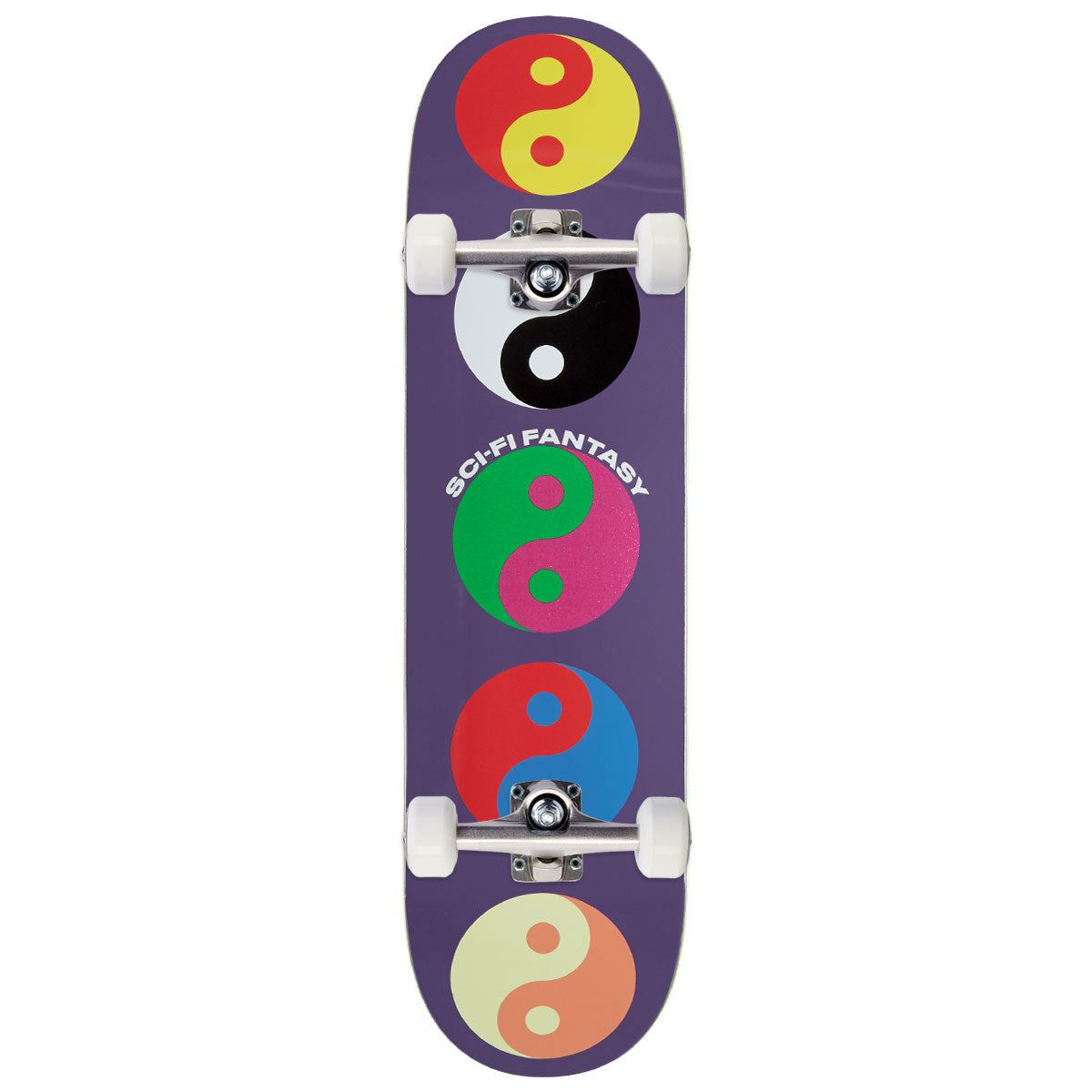 Sci-Fi Fantasy Yin Yang Skateboard Complete - 8.00