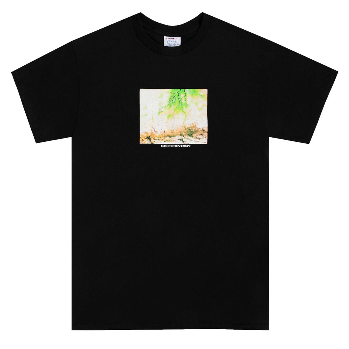 Sci-Fi Fantasy Apocalypse T-Shirt - Black image 1