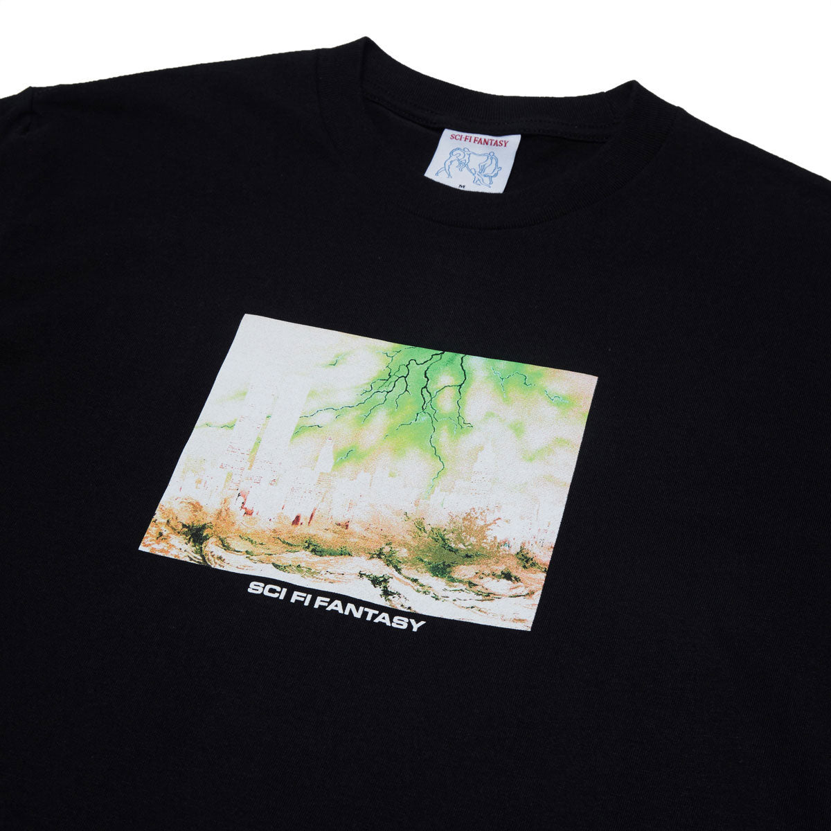 Sci-Fi Fantasy Apocalypse T-Shirt - Black image 2