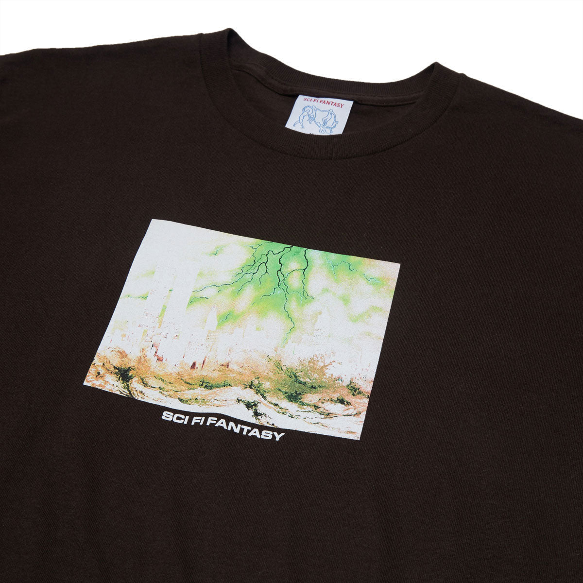 Sci-Fi Fantasy Apocalypse T-Shirt - Dark Chocolate image 2