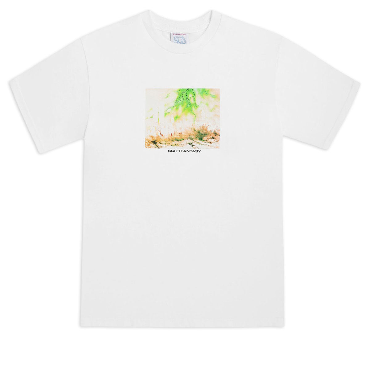 Sci-Fi Fantasy Apocalypse T-Shirt - White image 1