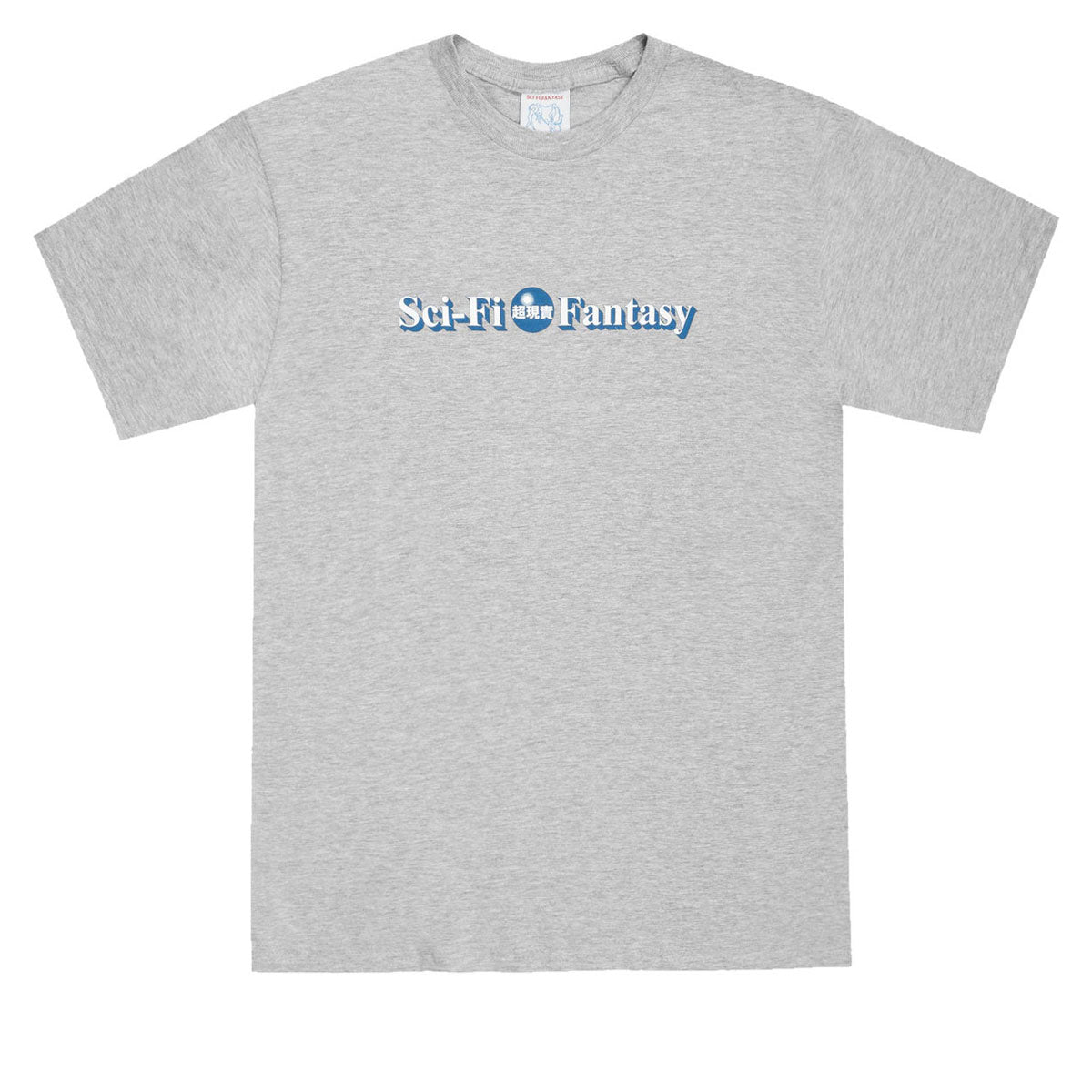 Sci-Fi Fantasy Desk Logo T-Shirt - Heather Grey image 1
