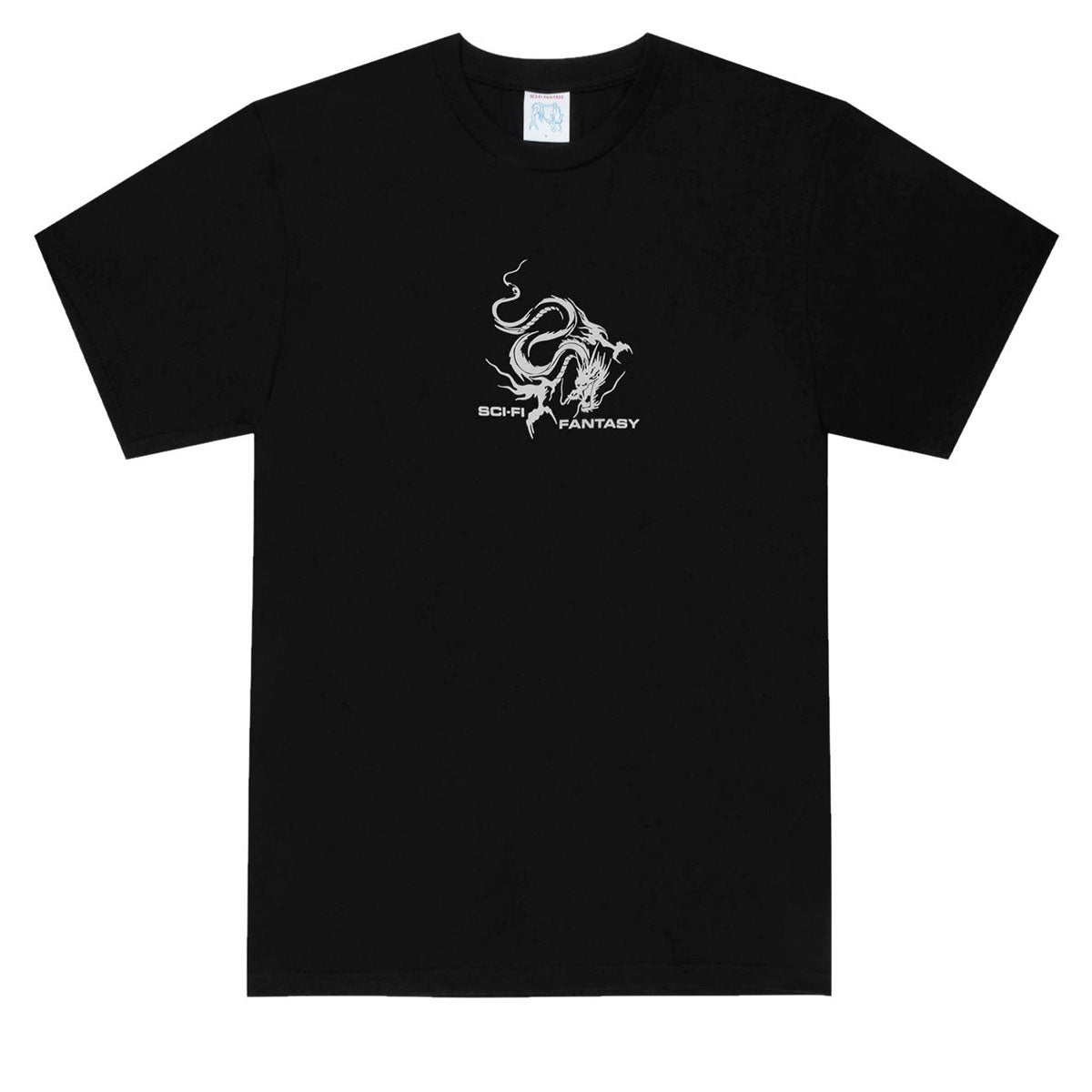 Sci-Fi Fantasy Dragon T-Shirt - Black image 1