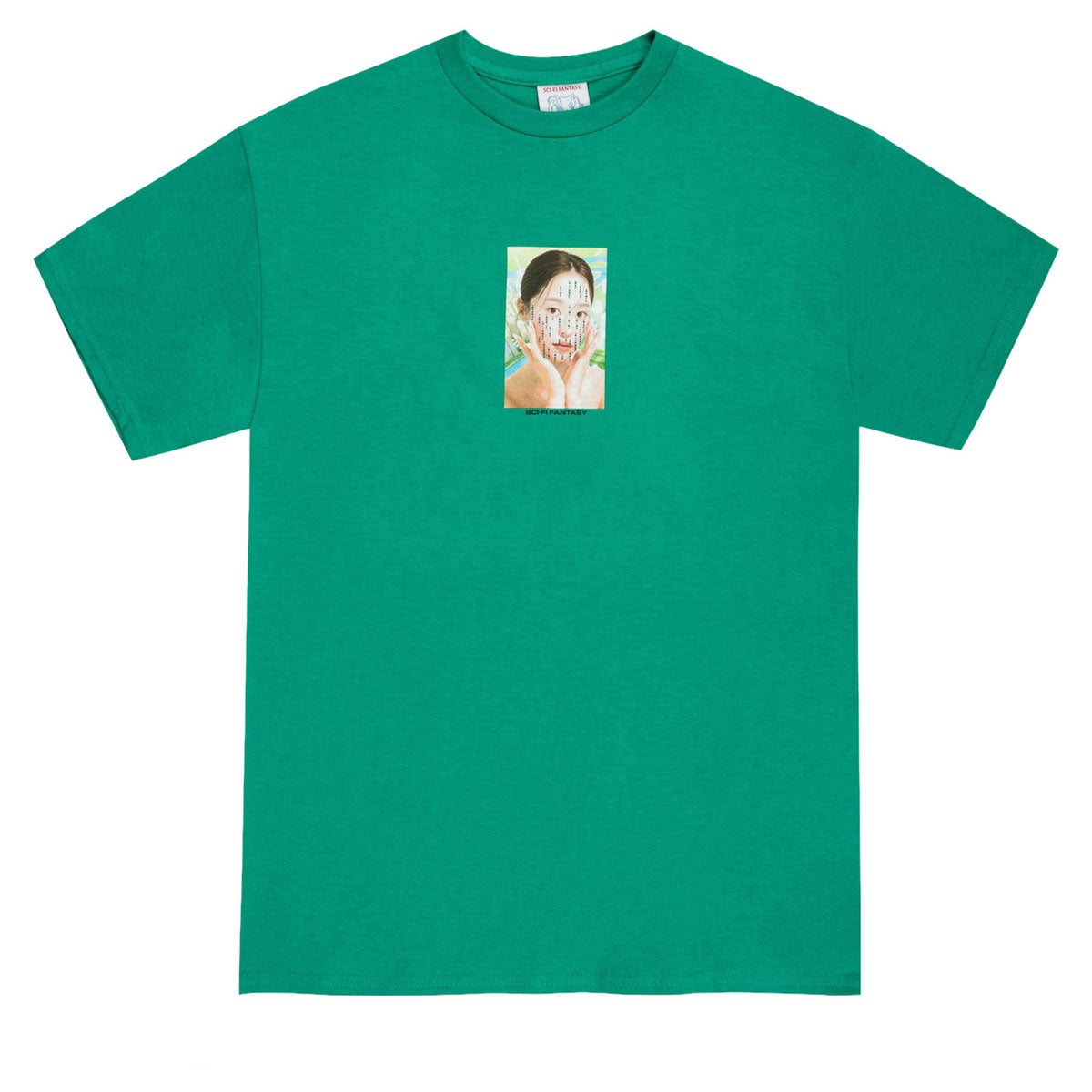Sci-Fi Fantasy Pressure Points T-Shirt - Green image 1