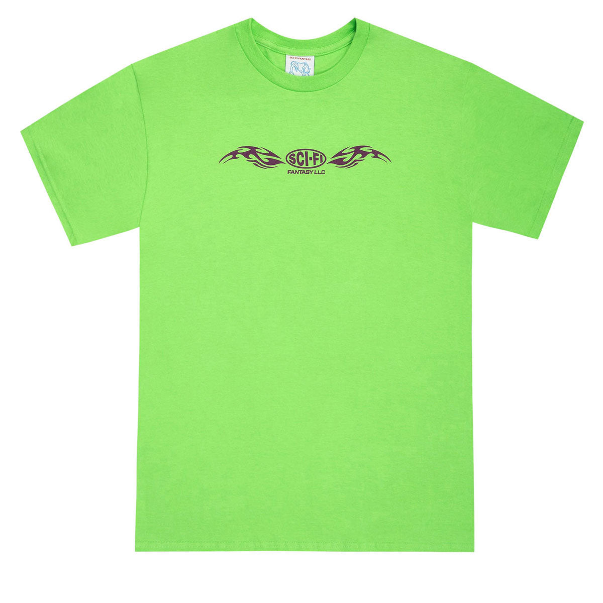 Sci-Fi Fantasy Origin T-Shirt - Lime image 1