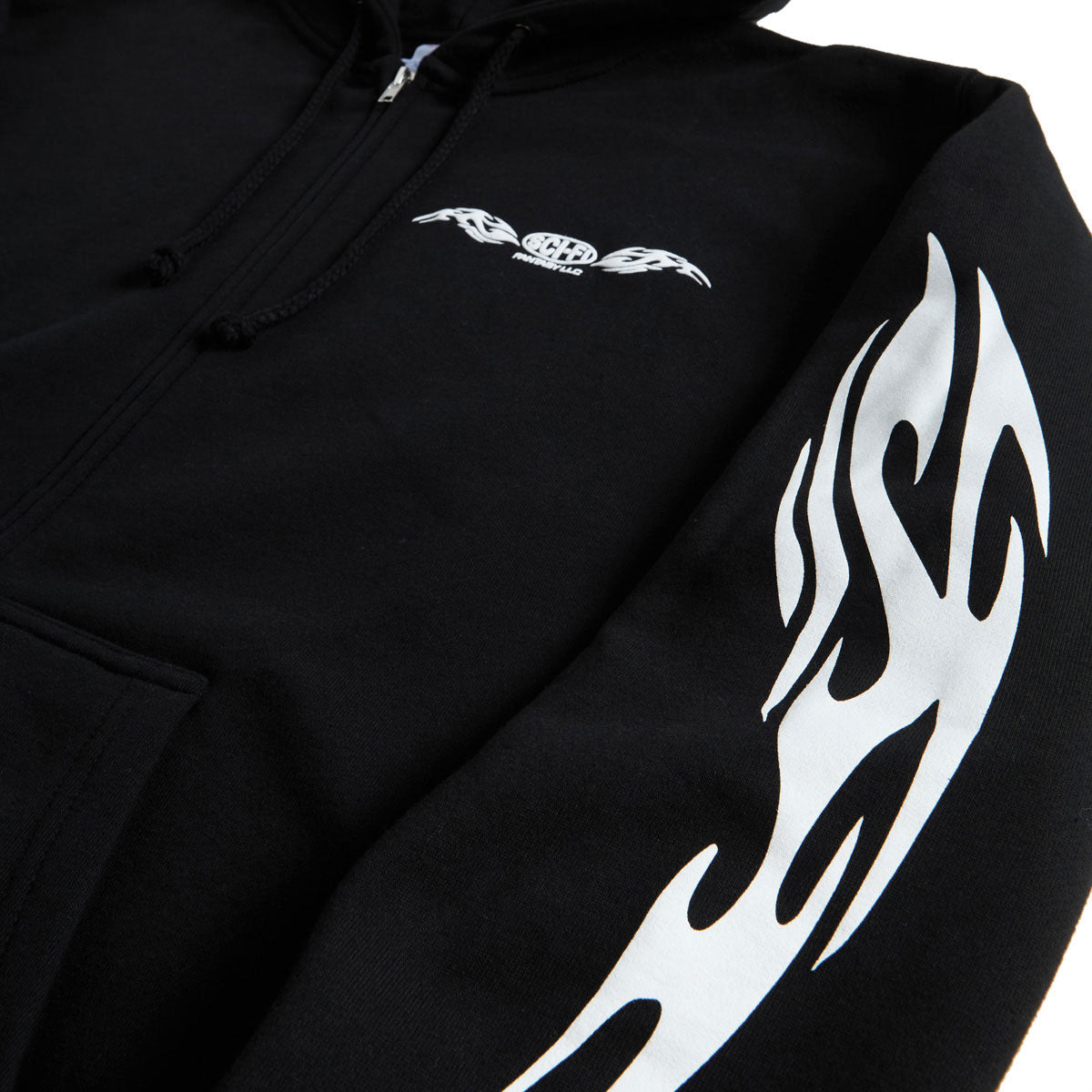 Sci-Fi Fantasy Origin Zip Hoodie - Black image 2