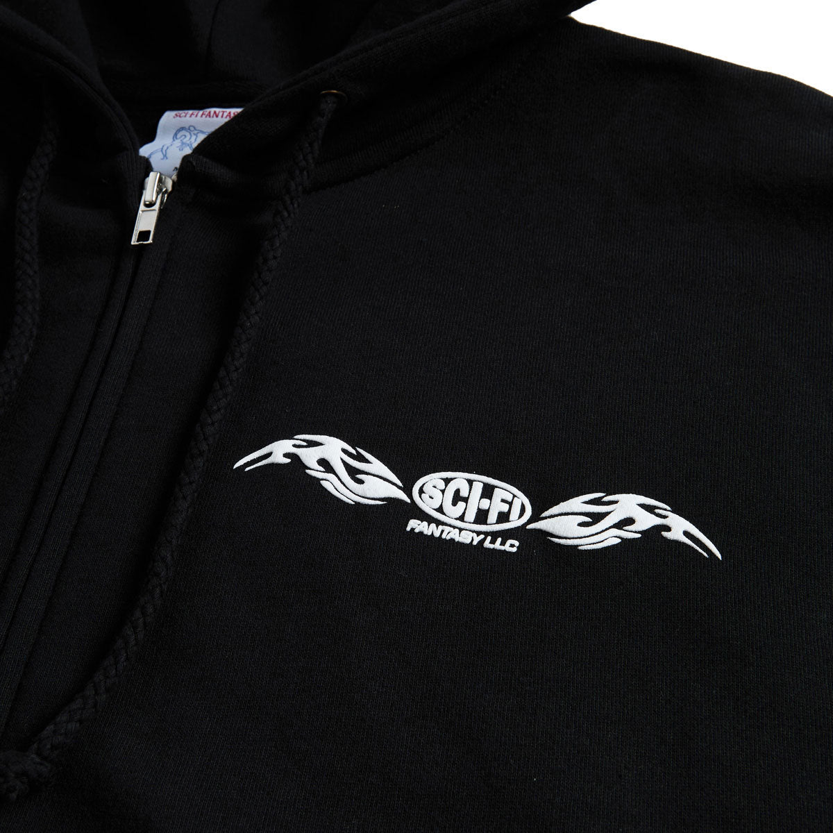 Sci-Fi Fantasy Origin Zip Hoodie - Black image 3