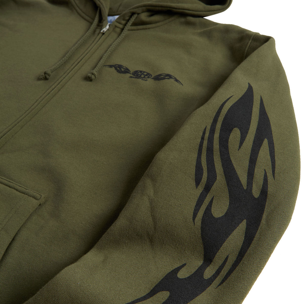 Sci-Fi Fantasy Origin Zip Hoodie - Sage image 2