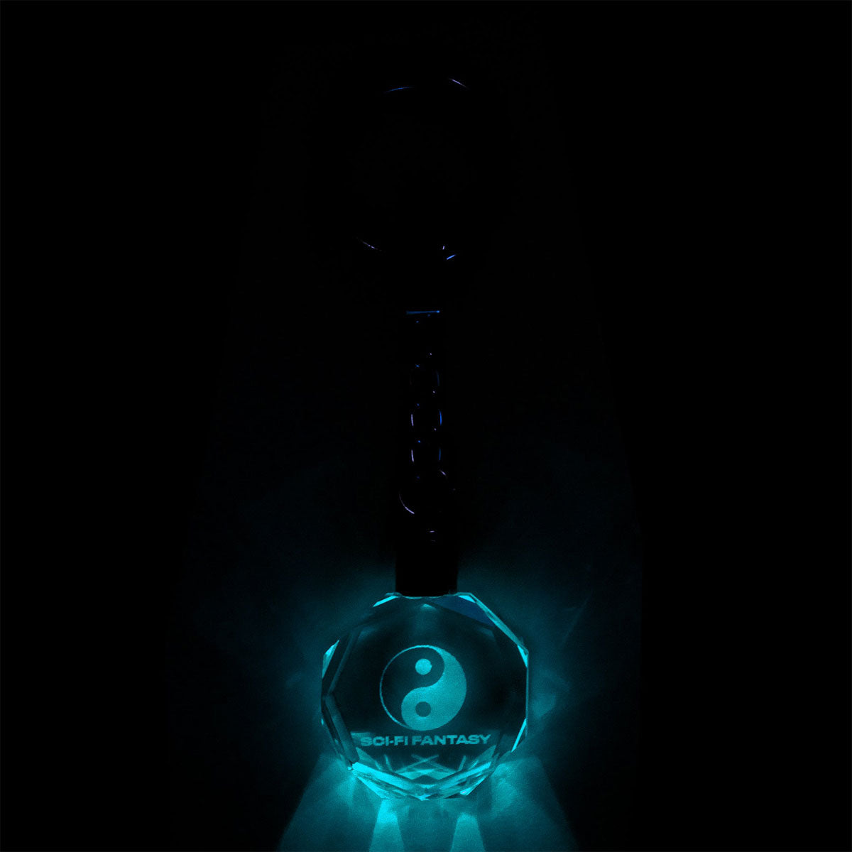 Sci-Fi Fantasy Light Up Crystal Keychain - Crystal image 3