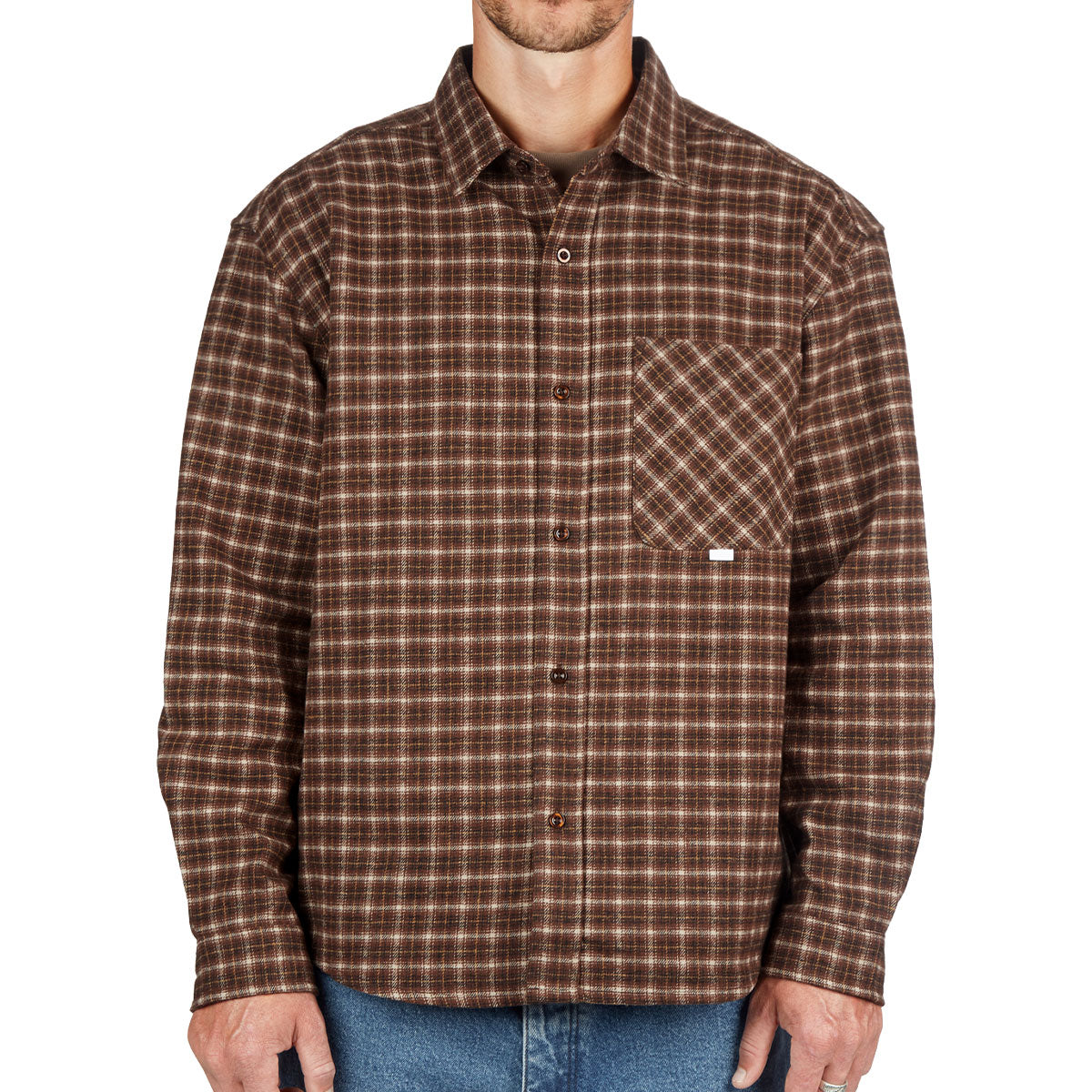 CCS Dial Up Flannel Shirt - Brown image 3