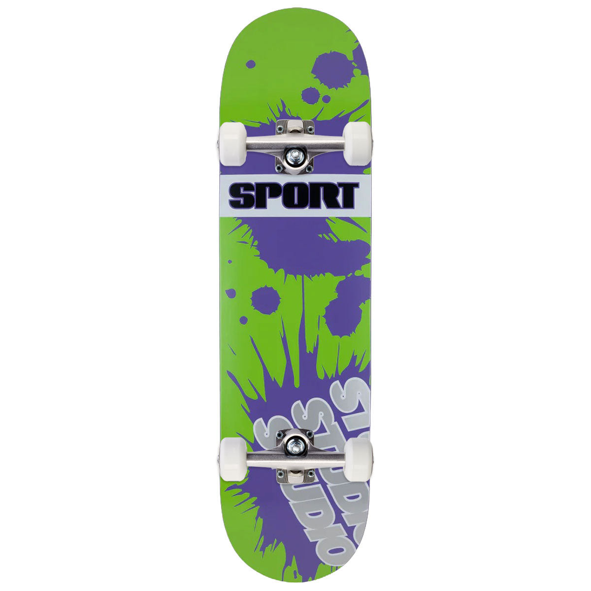 Studio Brraapp SSX Skateboard Complete - Lime/Purple - 8.375