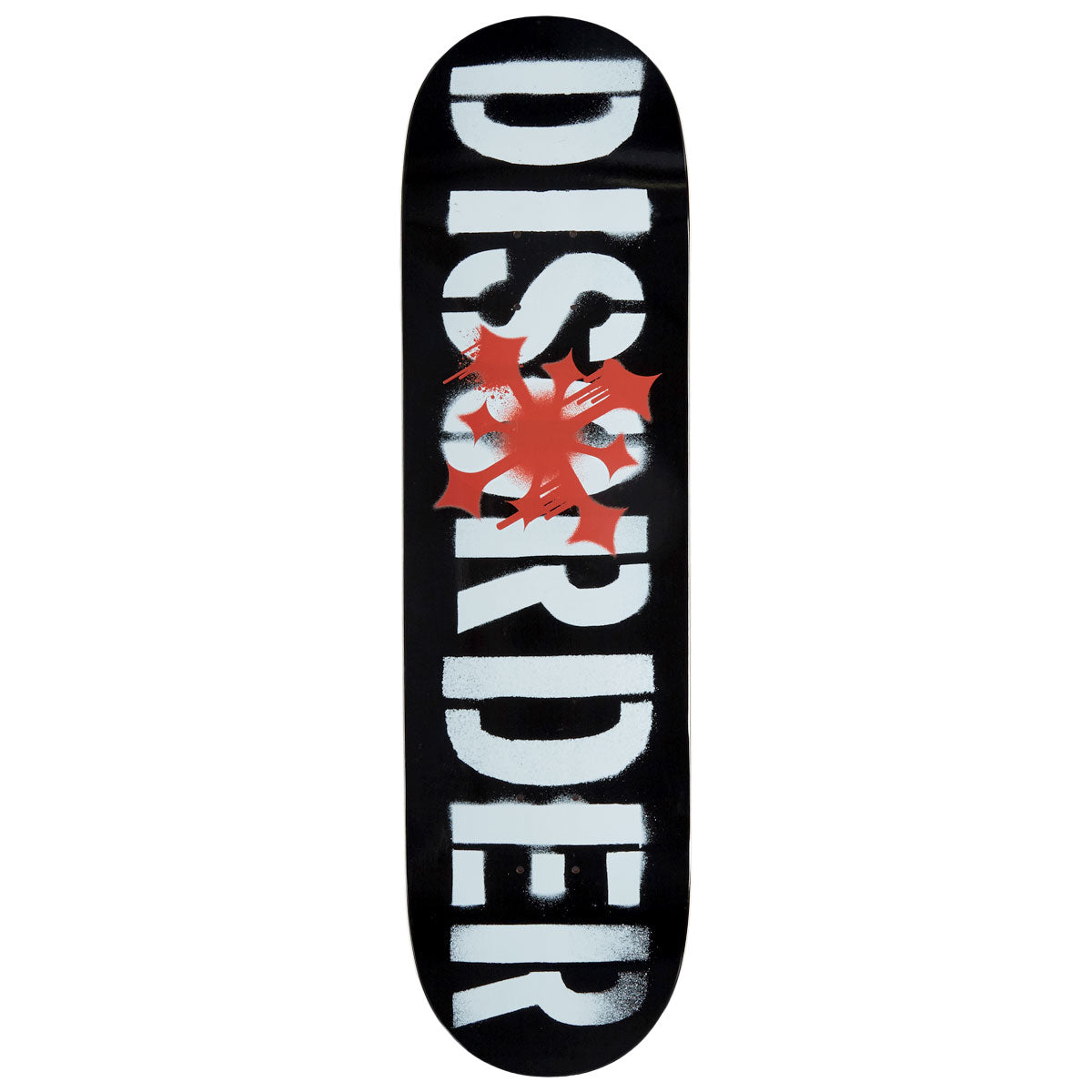 Disorder Stencil Skateboard Deck - Assorted - 8.50