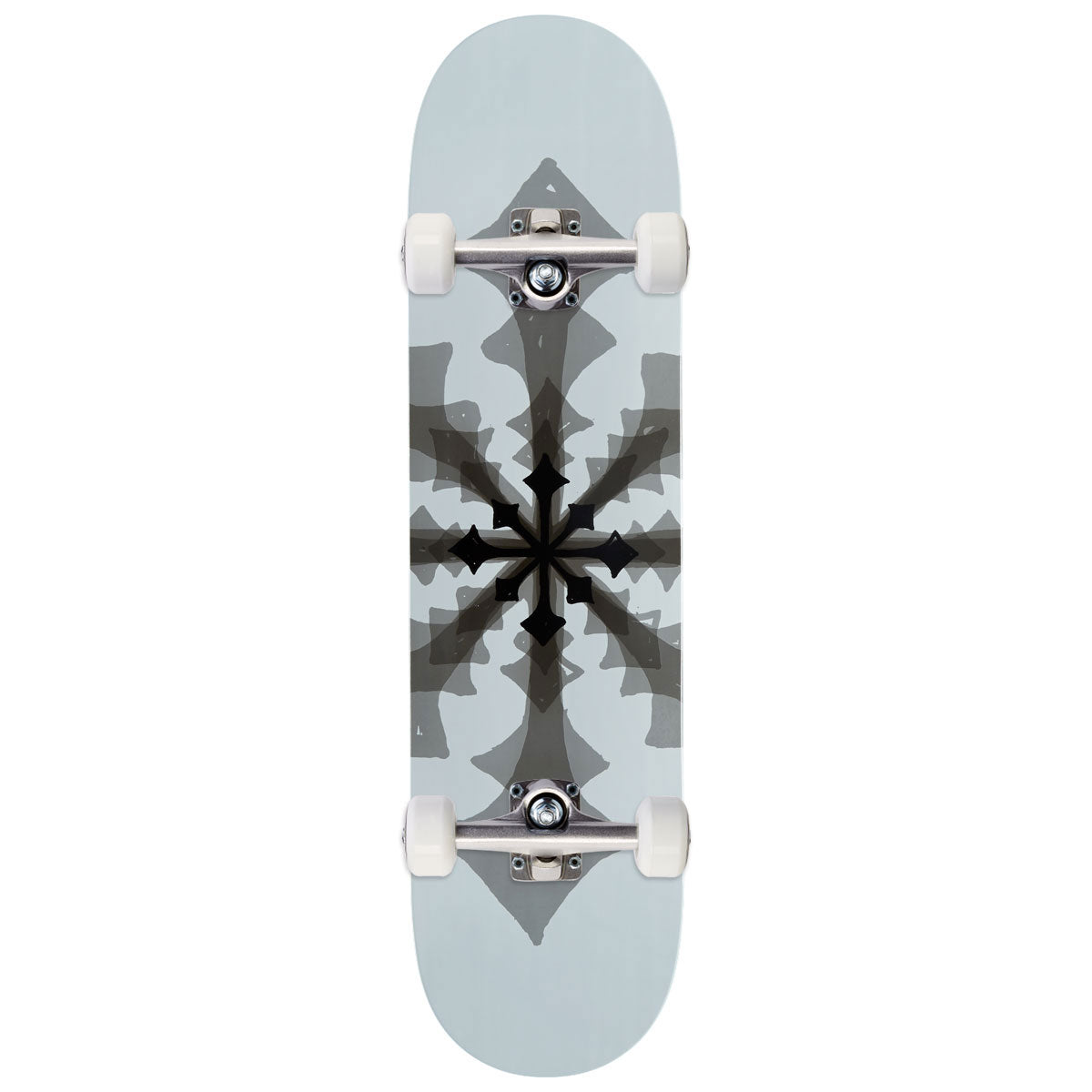 Disorder Repeat Skateboard Complete - Black/White - 8.00
