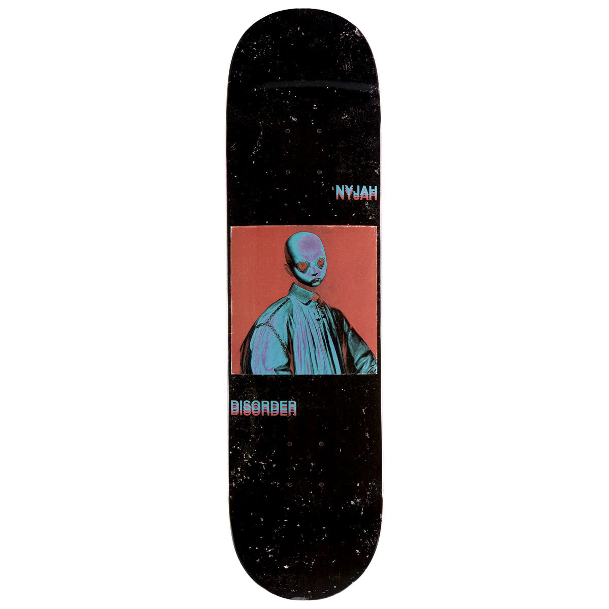 Disorder Boss Baby Nyjah Huston Skateboard Deck - Black - 8.12
