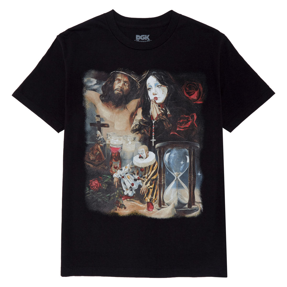 DGK x Godfitti No Llores T-Shirt - Black image 1
