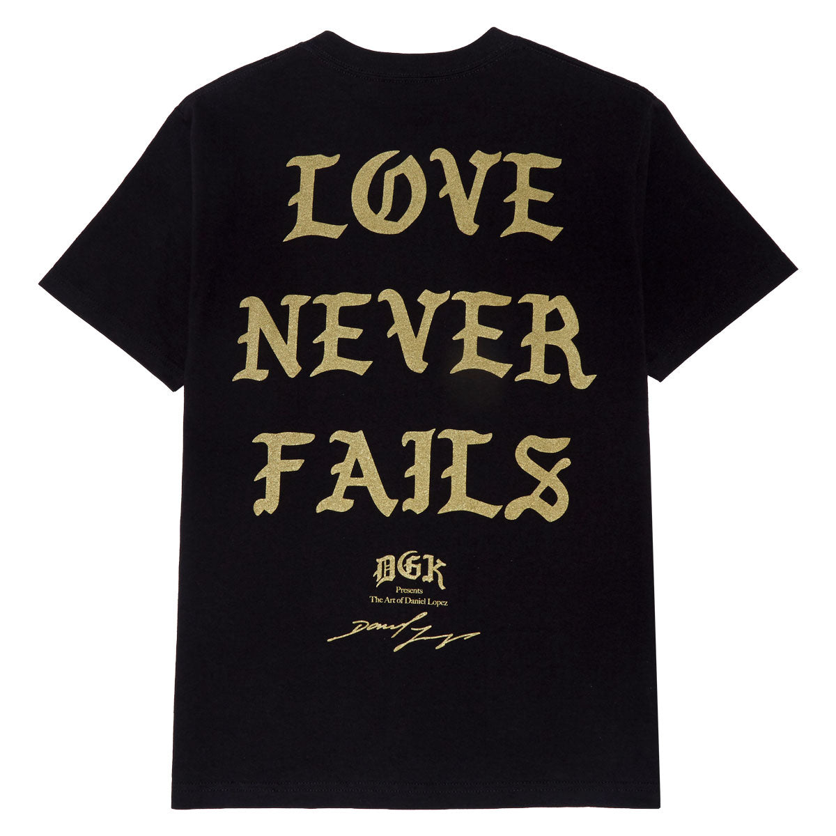 DGK x Godfitti No Llores T-Shirt - Black image 2