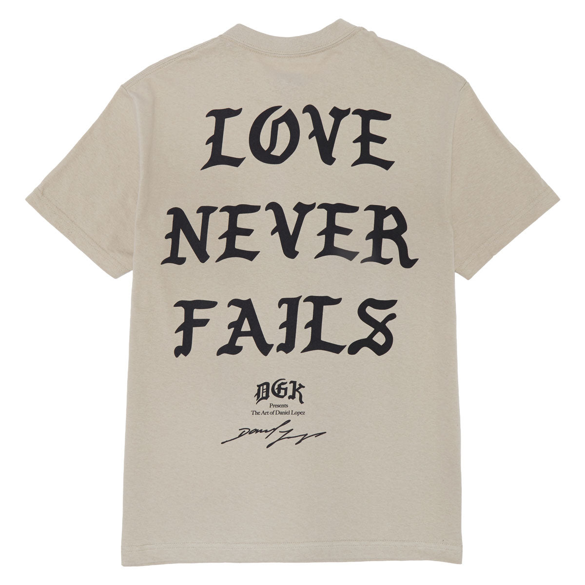 DGK x Godfitti No Llores T-Shirt - Sand image 2