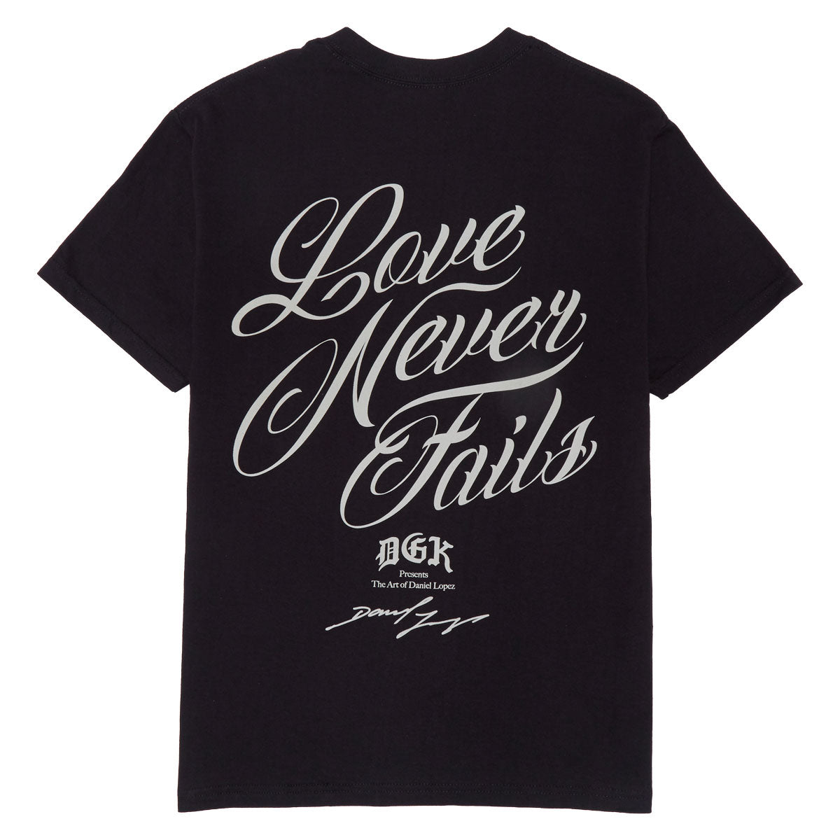 DGK x Godfitti No Love For The Clown T-Shirt - Black image 2
